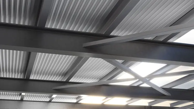 Teherhordó trapézlemezek